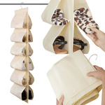 Shoe organiser for wardrobe hanging shoe rack 12 pairs