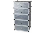 Shoe rack shoe cabinet modular 5 levels