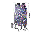 Shopping bag shopping trolley with wheels folding shopping bag