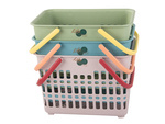 Shopping basket handy for mushrooms vegetables folding handles for picnics