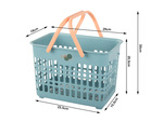 Shopping basket handy for mushrooms vegetables folding handles for picnics