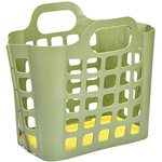 Shopping basket plastic folding laundry basket large