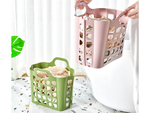 Shopping basket plastic folding laundry basket large