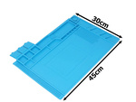 Silicone service mat soldering organizer large pad 30x45 magnet