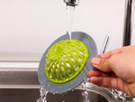 Silicone strainer strainer sink drain plug