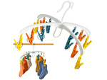 Sock dryer underwear hanging rack 12x clips set