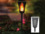 Solar garden lamp torch lantern sensor