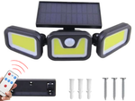 Solar lamp 100 cob with twilight movement sensor