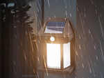 Solar lamp with twilight movement sensor 3 modes waterproof 600lm