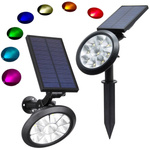 Solar lantern rgbw led garden christmas lamp