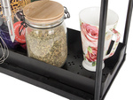 Spice rack pull-out shelf kitchen organiser countertop shelf standing