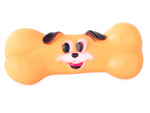 Squeaky dog toy chew bone rubber