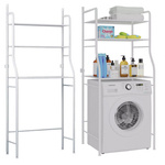 Standing shelf over washing machine laundry rack bathroom cabinet 3 shelves