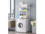 Standing shelf over washing machine laundry rack bathroom cabinet 3 shelves