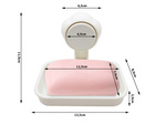 Suction cup soap dish bathroom wall-mounted soap dish