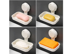 Suction cup soap dish bathroom wall-mounted soap dish