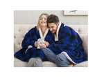 Sweatshirt warm oversize blanket xxl 2in1 thick fur soft hooded dressing gown