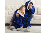 Sweatshirt warm oversize blanket xxl 2in1 thick fur soft hooded dressing gown