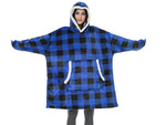 Sweatshirt warm oversize blanket xxl 2in1 thick fur soft hooded dressing gown