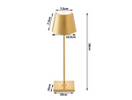 Table night light touch lamp 3 step high wireless usb