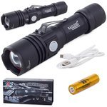 Tactical bailong cree led xm-l3-u3 usb torch