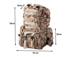 Tactical survival military backpack 48.5l