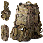 Tactical survival military backpack 48.5l