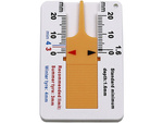 Tester tyre wear indicator tread depth gauge