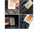 Tester tyre wear indicator tread depth gauge