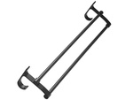 Towel rail bathroom towel holder double wall hook dryer