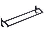 Towel rail bathroom towel holder double wall hook dryer