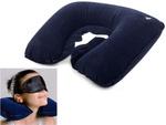 Travel inflatable cushion for aircraft car