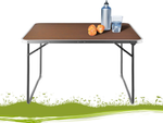 Travel table folding garden table carrying handle carrying case