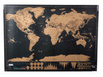 Traveler's map of the world 82 x 59 cm