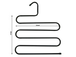 Trouser hanger for wardrobe 5 pairs solid