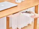 Under-table drawer desk shelf pull-out container