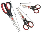 Universal office scissors 3 piece set sharp