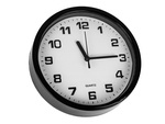 Wall clock large non-touching quiet 20 cm round second hand