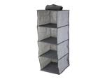 Wardrobe organiser hanging shelf with 4 shelves 80cm