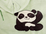 Warm panda sweatshirt oversize blanket xxl 2in1 thick fur soft with hood