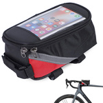 Waterproof bicycle bag pannier phone holder pouch case