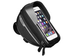 Waterproof bicycle pannier for phone bag holder