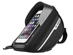 Waterproof bicycle pannier for phone bag holder