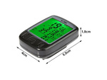 Waterproof bike counter lcd speedometer