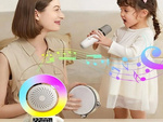 Wireless karaoke personal kit bluetooth speaker + 2x microphone