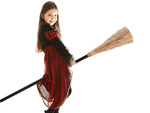 Witches broom witches witch baba yaga black 90cm for halloween and christmas xxl