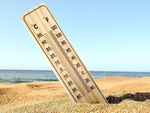 Wooden house thermometer outdoor indoor