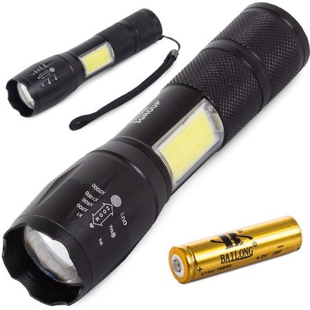 Bailong taktikaline led-torch cree zoom xml t6 cob