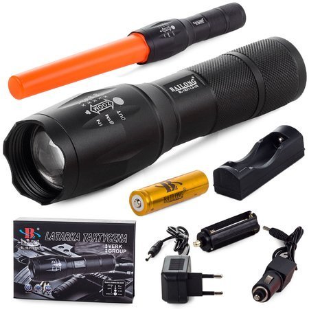 Bailong taktikaline led-toruke cree zoom xm-l3-u3