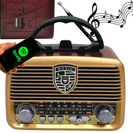 Retro köök mobiiliradio fm am bluetooth usb laetav antenn